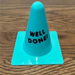 Teaching Tree Motivational Reward Cones “Well Done”-Aqua (12 Total Cones)